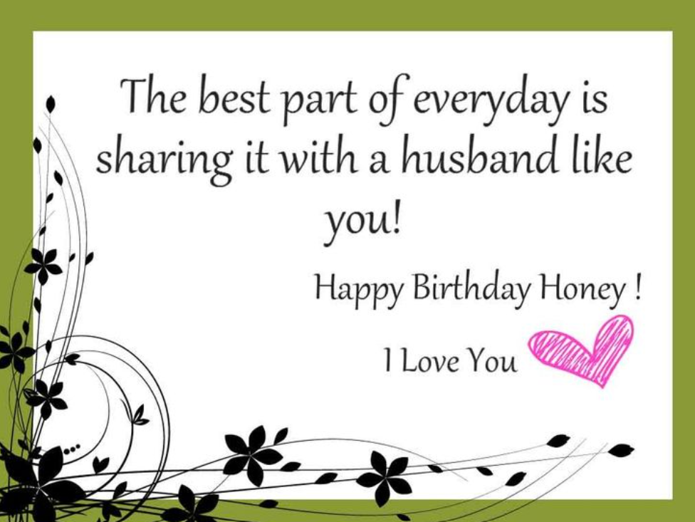 Birthday Love Quotes for Husband