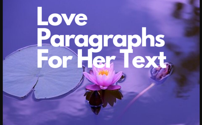 Love Paragraphs for Her