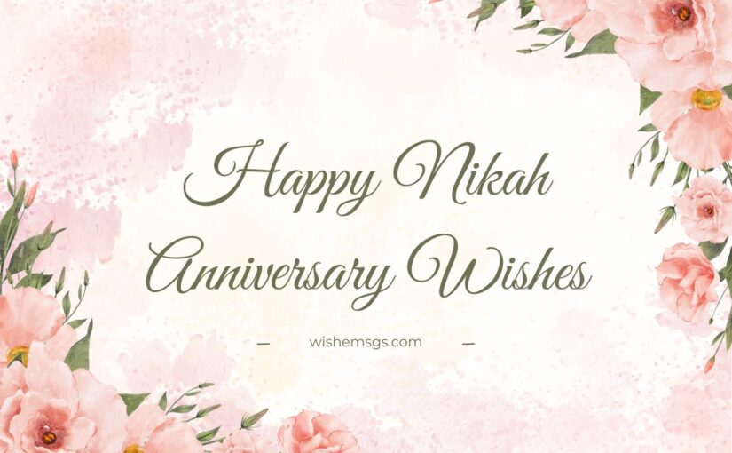 happy nikah anniversary wishes