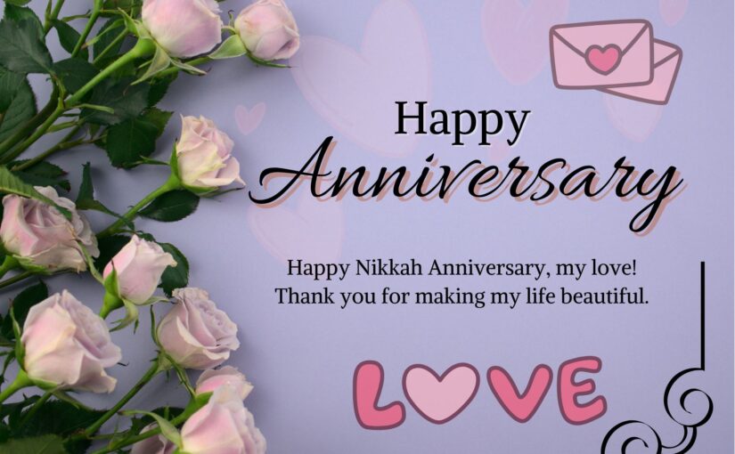 nikah anniversary wishes​
