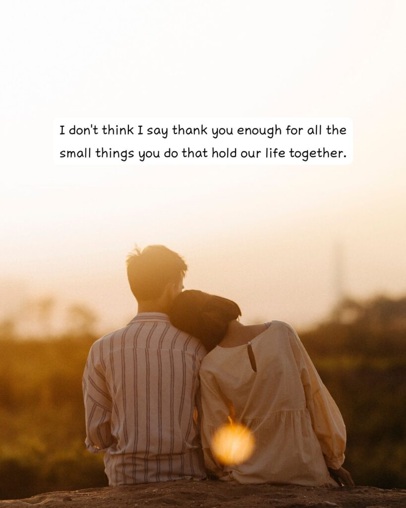 Appreciation Quotes for Husband