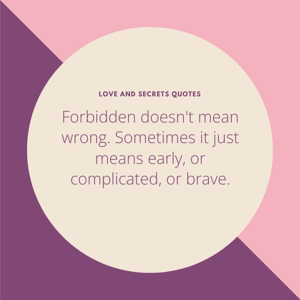 Forbidden Love Quotes