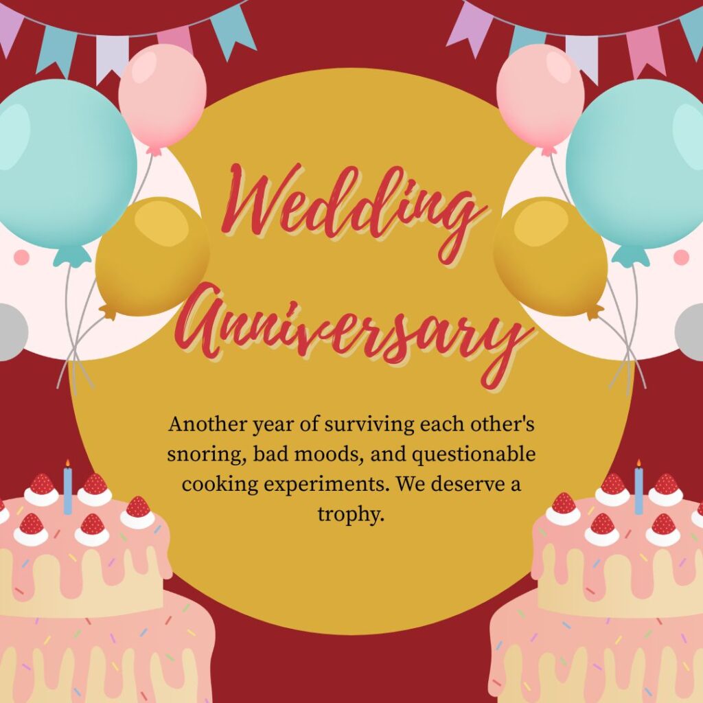 Funny Anniversary Wishes