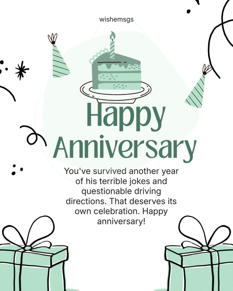 Funny Anniversary Wishes for Brother and Sister-in-Law