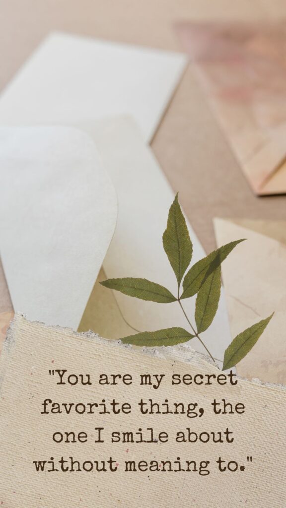 Romantic Hidden Love Quotes