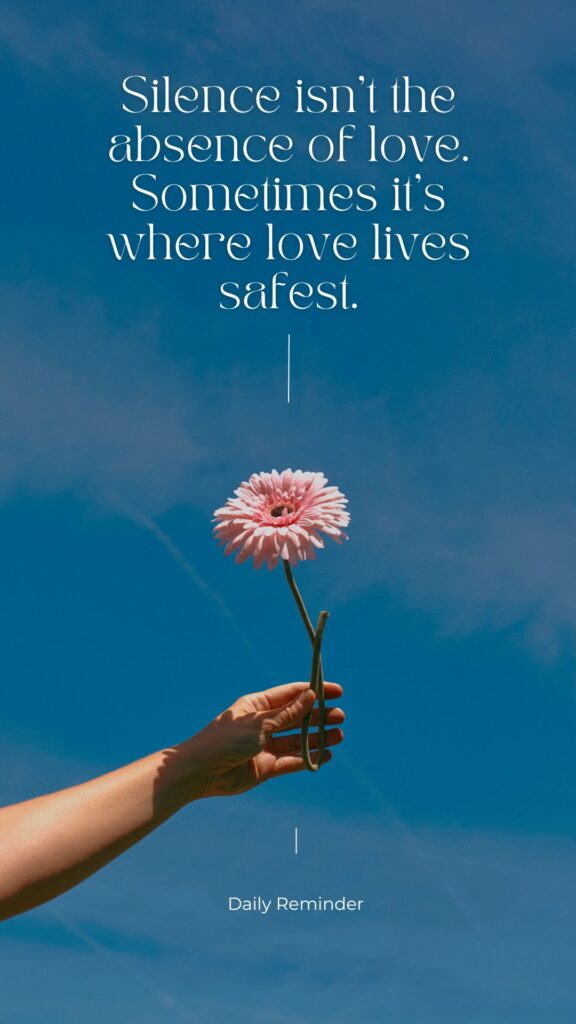 Silent Love Quotes for the Quiet Ache