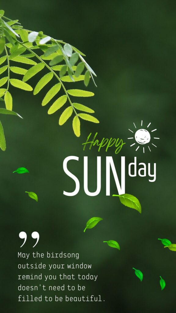 Sunday Morning Blessings