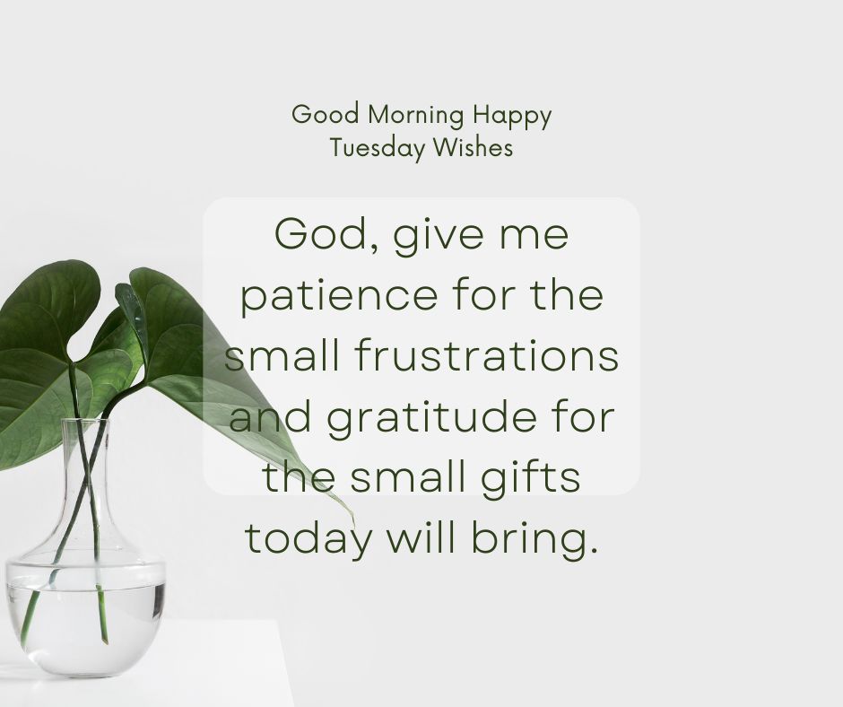 Tuesday Prayers