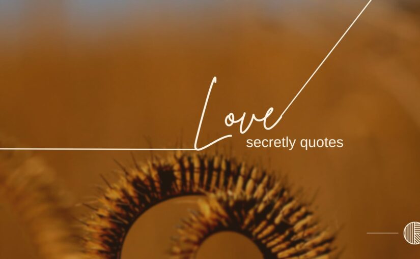 love secretly quotes