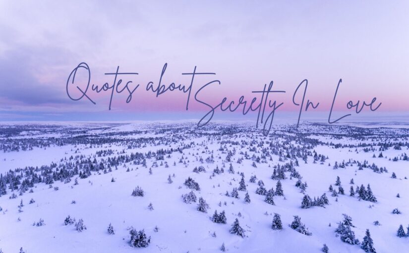 Quotes About Secretly Being in Love: Words for the Feelings You Haven’t Said Yet