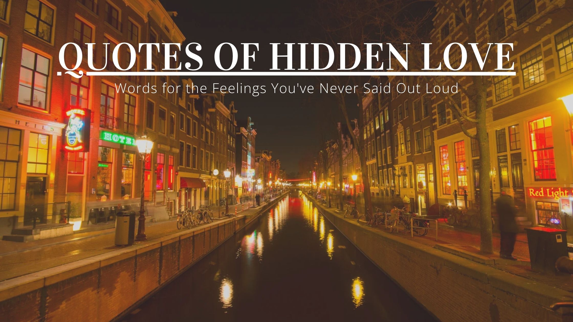quotes of hidden love