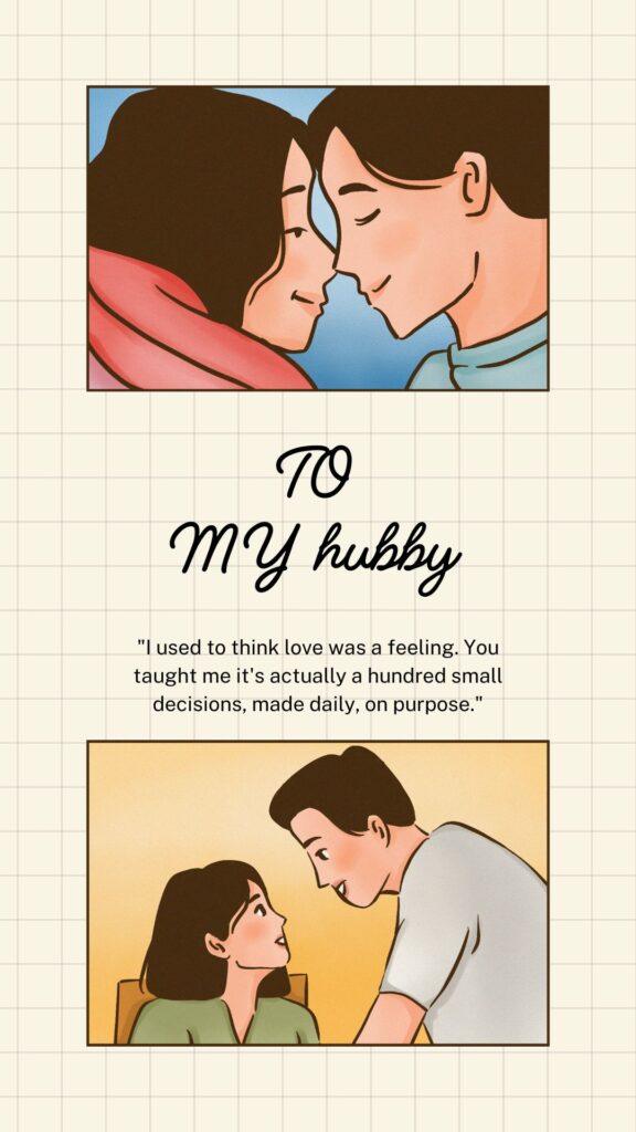 Deep Love Lines for Husband
