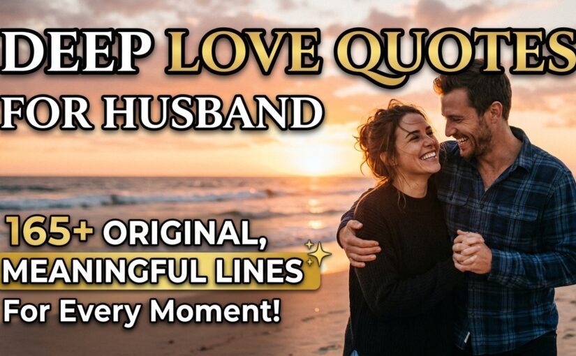 Deep Love Quotes for Husband: 165+ Original, Meaningful Lines for Every Moment
