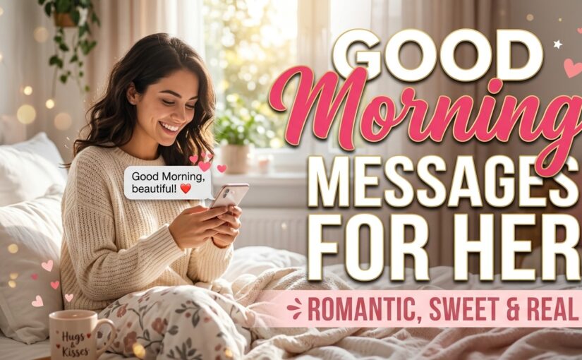 Good Morning Messages for Her: Romantic, Sweet, and Real