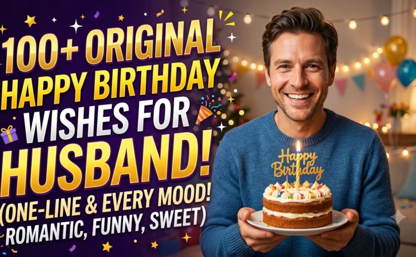 Happy Birthday Wishes for Husband One Line: 100+ Original Wishes for Every Mood