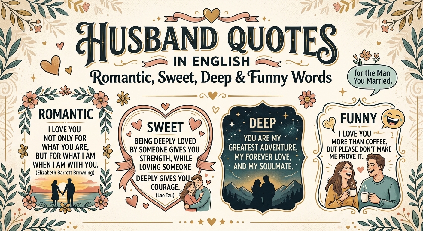 Husband Quotes in English