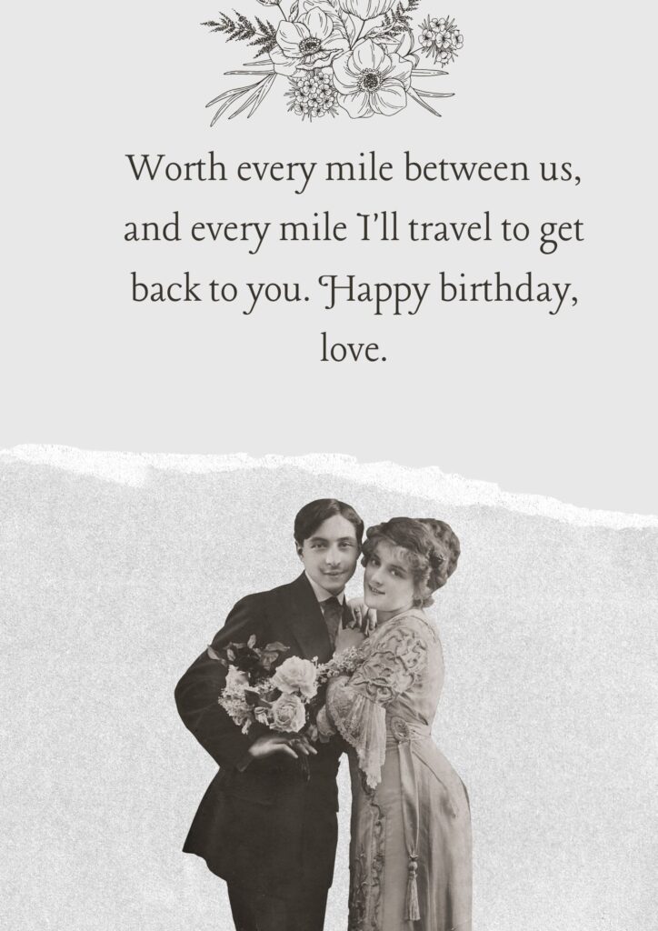 Long-Distance Birthday Wishes
