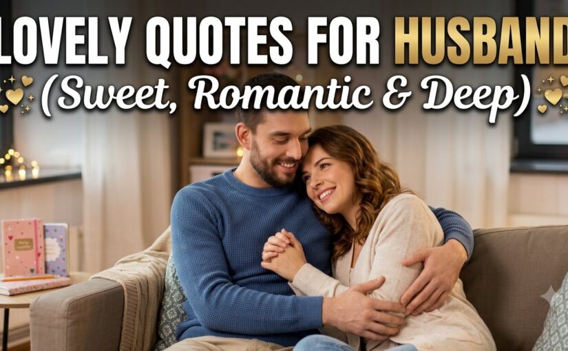 150+ Lovely Quotes for Husband (Sweet, Romantic & Deep)