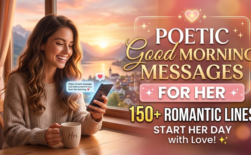 Poetic Good Morning Message for Her