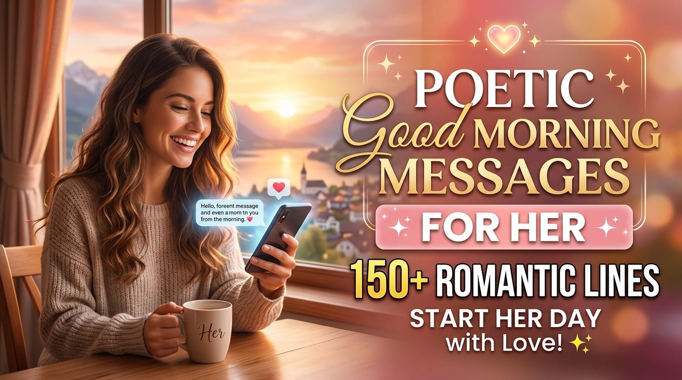 Poetic Good Morning Message for Her