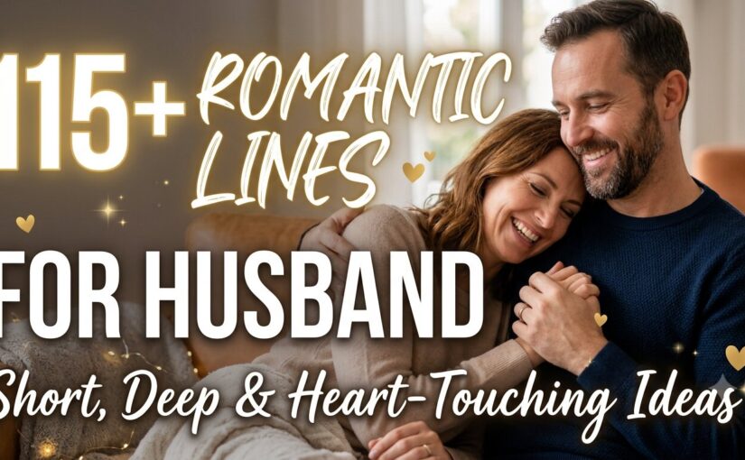 115+ Romantic Lines for Husband: Short, Deep & Heart-Touching Ideas