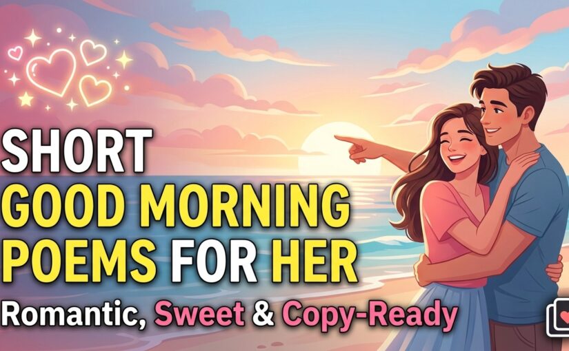 Short Good Morning Poems for Her: Romantic, Sweet & Copy-Ready