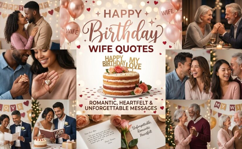 100+ Happy Birthday Wife Quotes: Romantic, Heartfelt & Unforgettable Messages