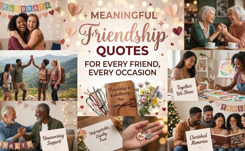 130+ Meaningful Friendship Quotes for Every Friend, Every Occasion