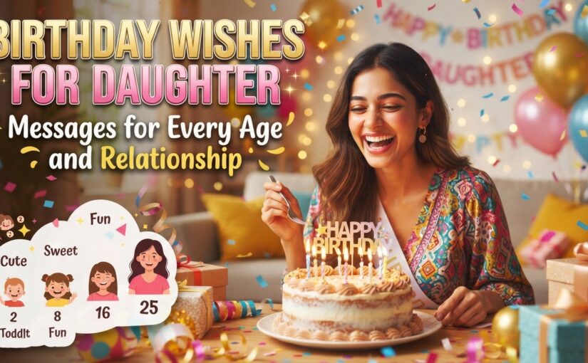 Birthday Wishes for Daughter: Messages for Every Age, Relationship, and Occasion