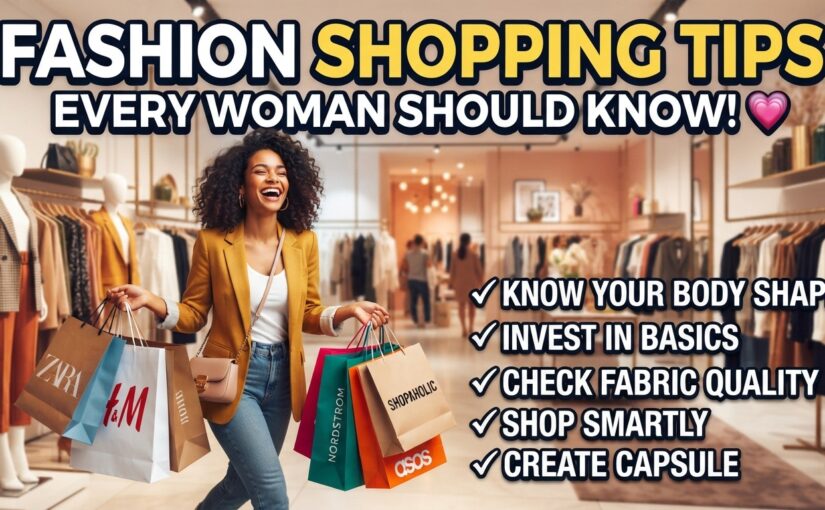 Fashion Shopping Tips Every Woman Should Know
