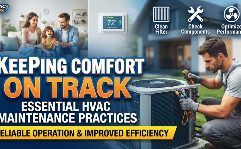 Keeping Comfort on Track Essential HVAC Maintenance Practices for Reliable Operation and Improved Efficiency