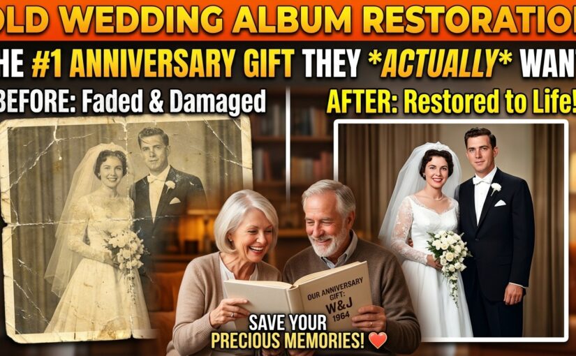 Old Wedding Album Restoration