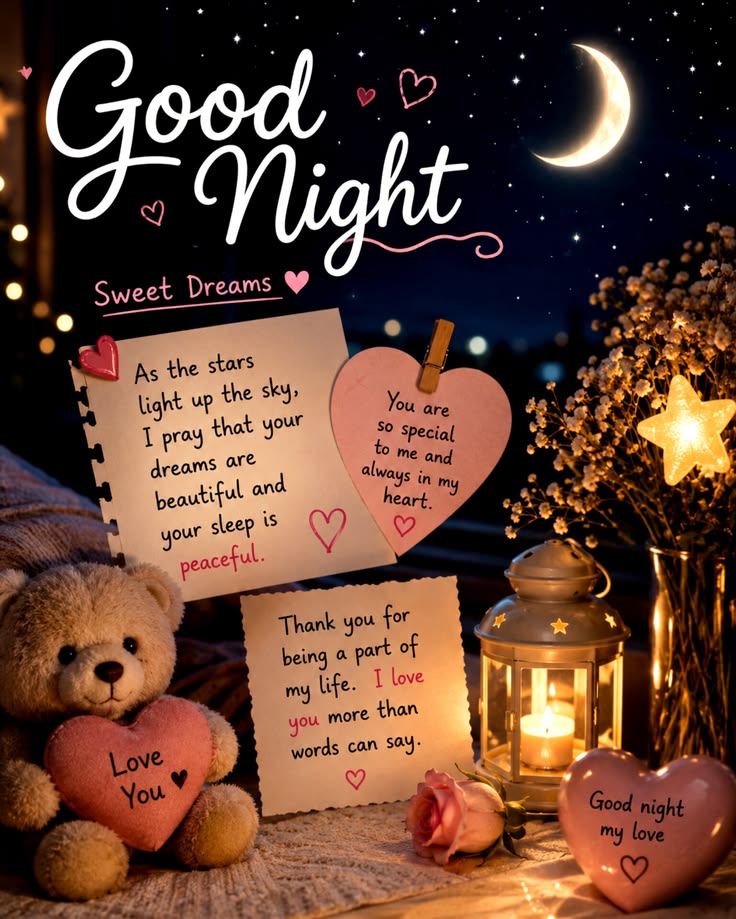 Romantic Good Night Messages for Him