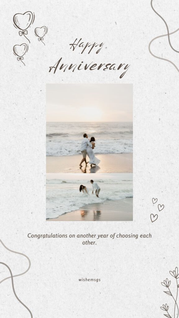 Short & Sweet Wedding Anniversary Wishes